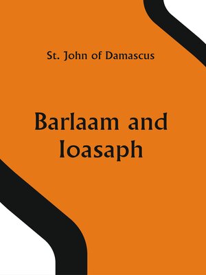 cover image of Barlaam and Ioasaph
